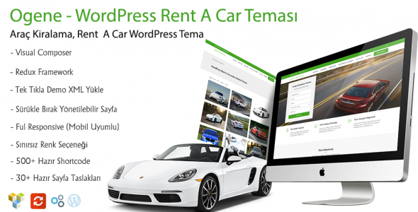Ogene - WordPress Rent A Car Teması