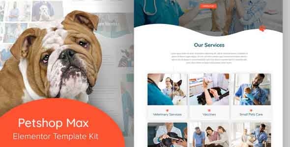 Pets Max - Elementor Templates Kit