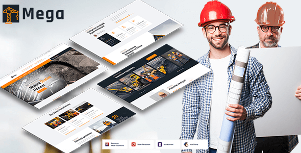 Mega v1 - WordPress İnşaat Teması