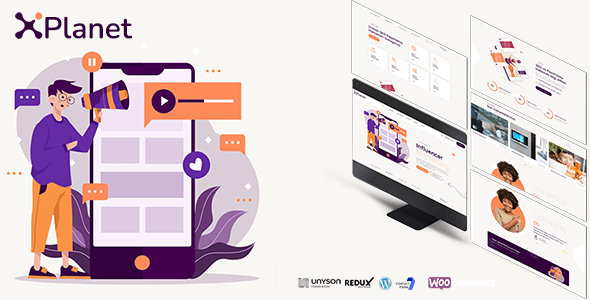 XPlanet - WordPress Sosyal Medya Influencer Teması